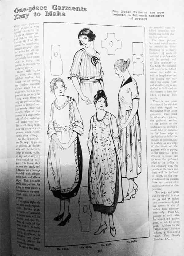 Page From Girls OWn Annual 1920's edition